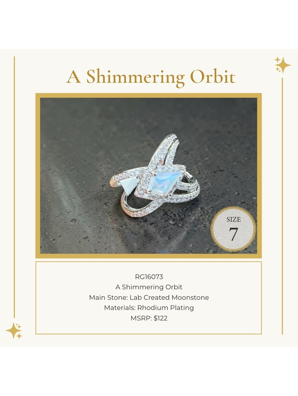 A Shimmering Orbit - Size 7 - OG
